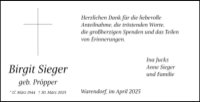 eine Anzeige