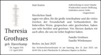 eine Anzeige